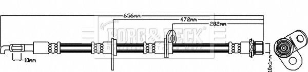 BORG & BECK Jarruletku BBH8063